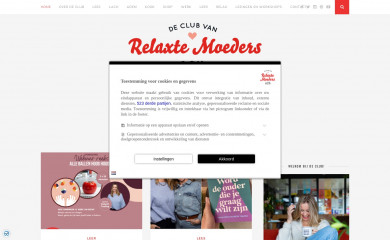 clubvanrelaxtemoeders.nl screenshot
