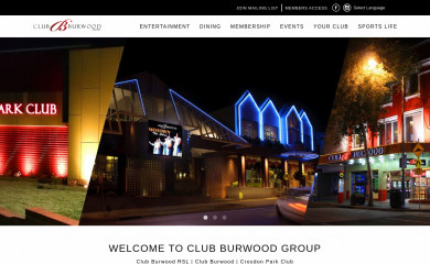 clubburwoodgroup.com.au screenshot