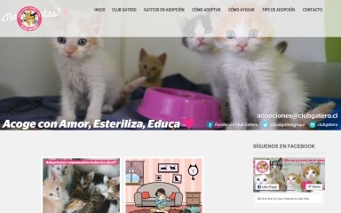 clubgatero.cl screenshot
