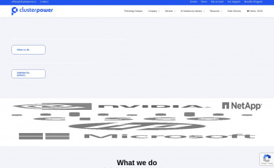 clusterpower.ro screenshot