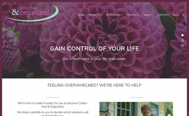 clutterfree.biz screenshot