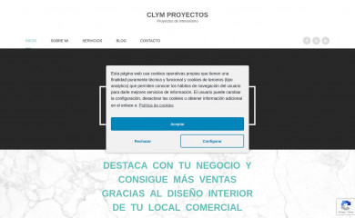 clymproyectos.com screenshot