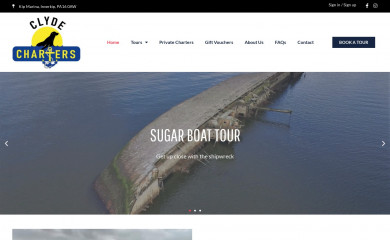 clydecharters.com screenshot