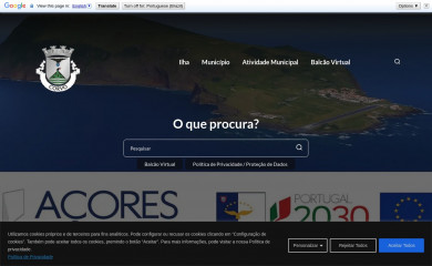 cm-corvo.pt screenshot