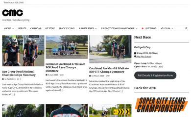 cmcyclingclub.com screenshot