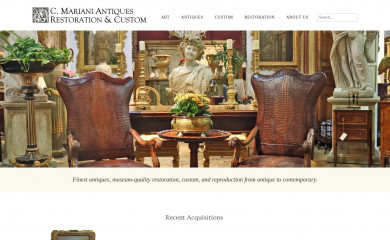 cmarianiantiques.com screenshot