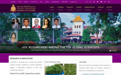 cmb.ac.lk screenshot