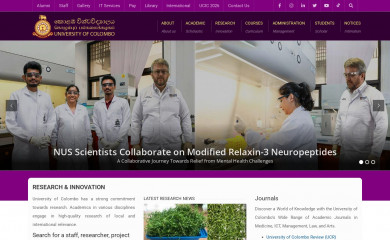 cmb.ac.lk screenshot