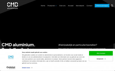 cmd-aluminium.nl screenshot