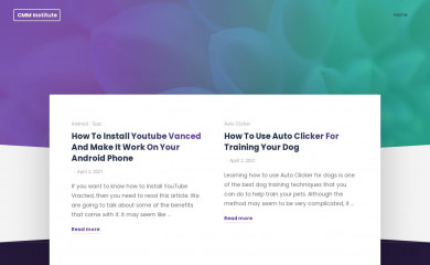 cmminstitute.net screenshot