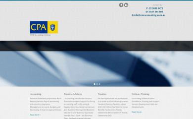 cmraccounting.com.au screenshot