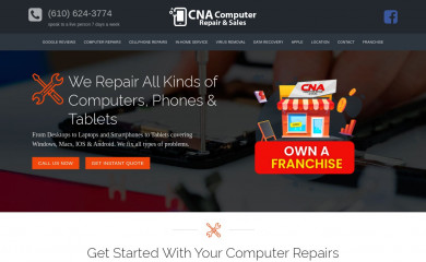 cnacomputerrepair.com screenshot