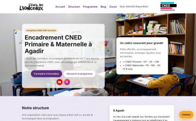 cnedagadir.com screenshot