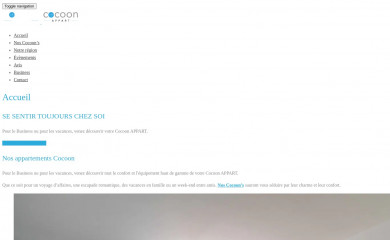 cocoonappart.com screenshot