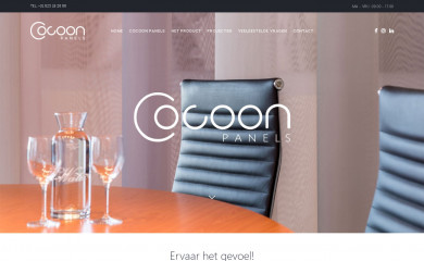 cocoonpanelen.nl screenshot