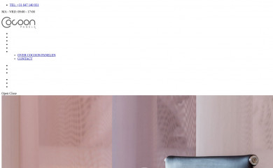 cocoonpanelen.nl screenshot