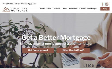 cochranemortgage.com screenshot