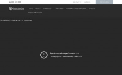 cochraneranchehouse.ca screenshot