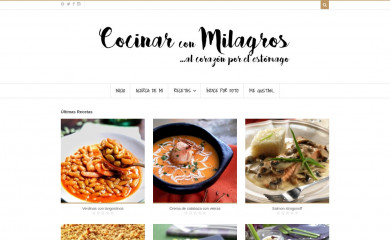 cocinarconmilagros.com screenshot