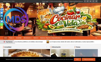 cocinaresvida.com screenshot