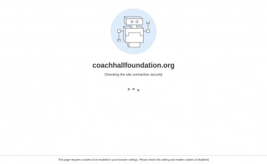 coachhallfoundation.org screenshot