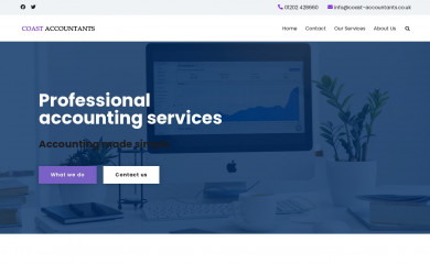 coast-accountants.co.uk screenshot