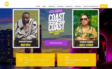 coast2coastconvention.com screenshot