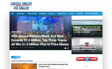 coastalanglermag.com screenshot