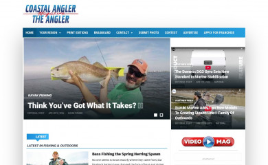 coastalanglermag.com screenshot