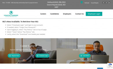 coastalcareersinc.com screenshot