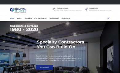 coastalceilings.com.au screenshot