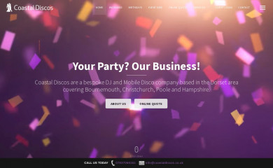 coastaldiscos.co.uk screenshot