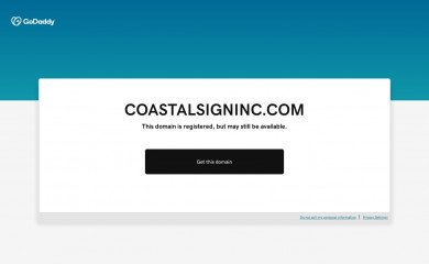 coastalsigninc.com screenshot
