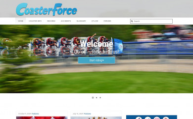 coasterforce.com screenshot