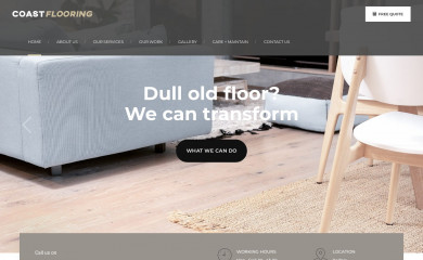 coastflooring.co.nz screenshot