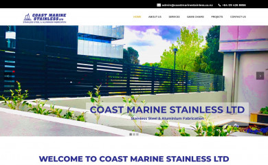 coastmarinestainless.co.nz screenshot