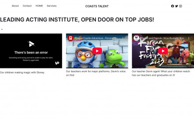 coaststalent.com screenshot