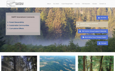 coastrange.org screenshot
