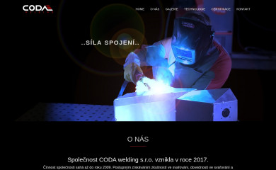 coda-weld.cz screenshot