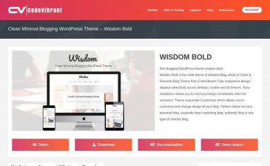 Wisdom Bold screenshot