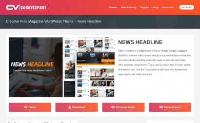 News Headline screenshot