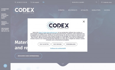 codex-international.com screenshot