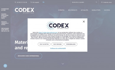codex-international.com screenshot