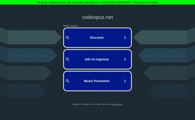 http://codeopus.net screenshot