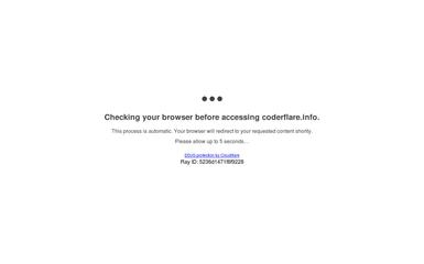 http://coderflare.info screenshot