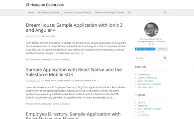 coenraets.org screenshot