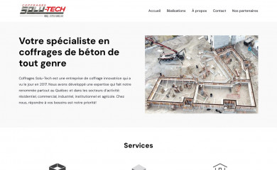 coffrages-solu-tech.com screenshot