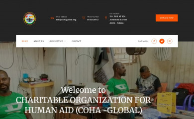 cohaglobal.org screenshot