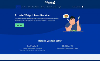 cohenschemist.co.uk screenshot