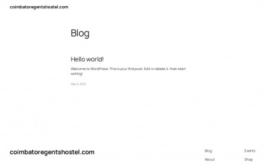 coimbatoregentshostel.com screenshot